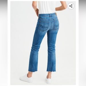 American Eagle high waisted crop flare jeans